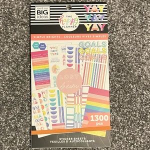 The Happy Planner Simple Brights Value Pack Stickers
